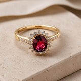 Heirloom Halo Statement Anillo