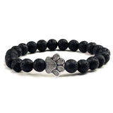 de Cuentas Paw Pulsera Natural Piedra Design