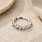 Luxe Vintage Inlaid Circonitas Anillo