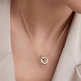 Dazzling Collar con Anillo Accent