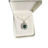 Vintage Esmeralda Cristal Collar