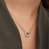 Dazzling Collar con Anillo Accent
