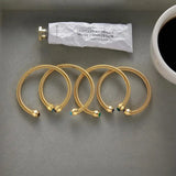 Vintage Dorado Ajustable Piedra Pulsera