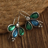 Pendientes Gota Azul y Esmeralda