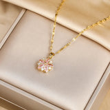 Romantic Sakura Rose Collar