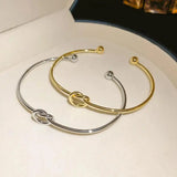 Golden Knot Ajustable Pulsera