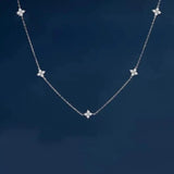 Gorgeous Flor Inlaid Circonitas Collar