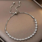Ajustable Geometric Piedras Pulsera
