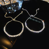 Ajustable Geometric Piedras Pulsera