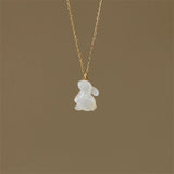 Artistic Rabbit Colgante Collar