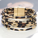 Wide Boho Multilayer Wrap Pulsera