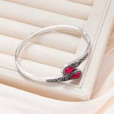 Vintage Pulsera con Colorful Gems y Tribal Design