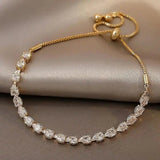 Ajustable Geometric Piedras Pulsera