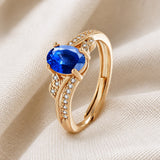 Vintage Cruz Circonitas Anillo