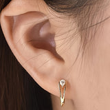 Radiante Circonitas Atemporal Pendientes