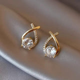 Pendientes Cruz Dorada