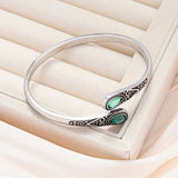 Esmeralda Devereux Plateado Pulsera