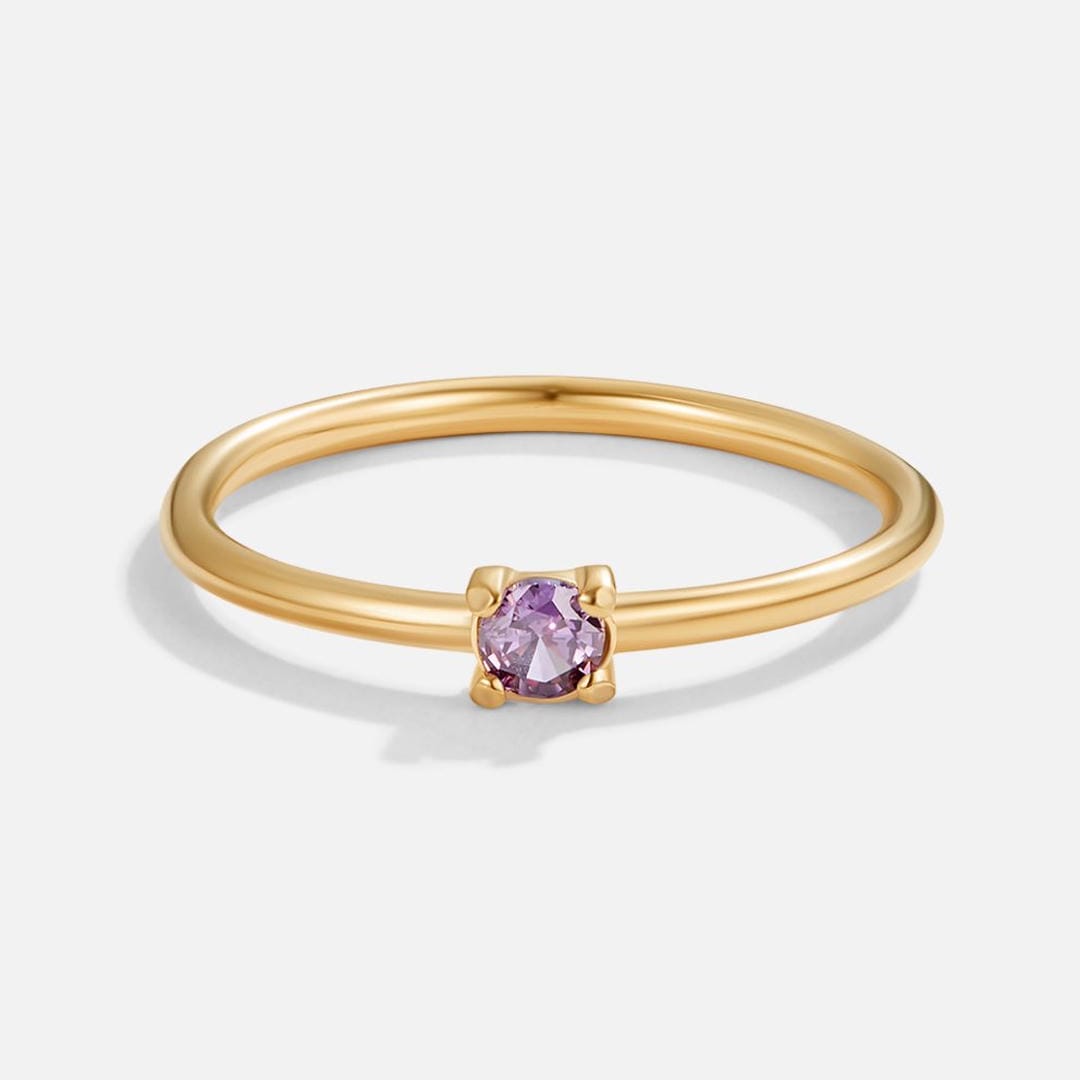 Especial Birthstone Anillos