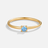 Especial Birthstone Anillos