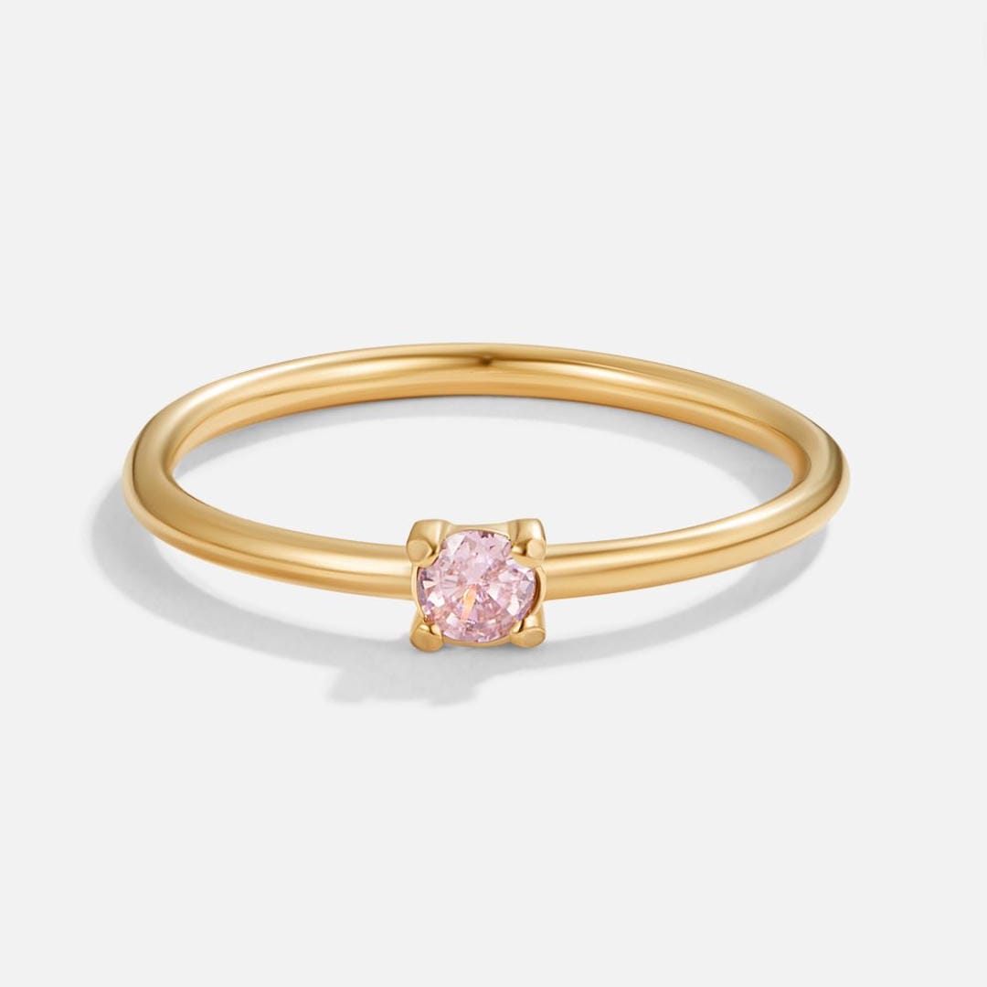 Especial Birthstone Anillos