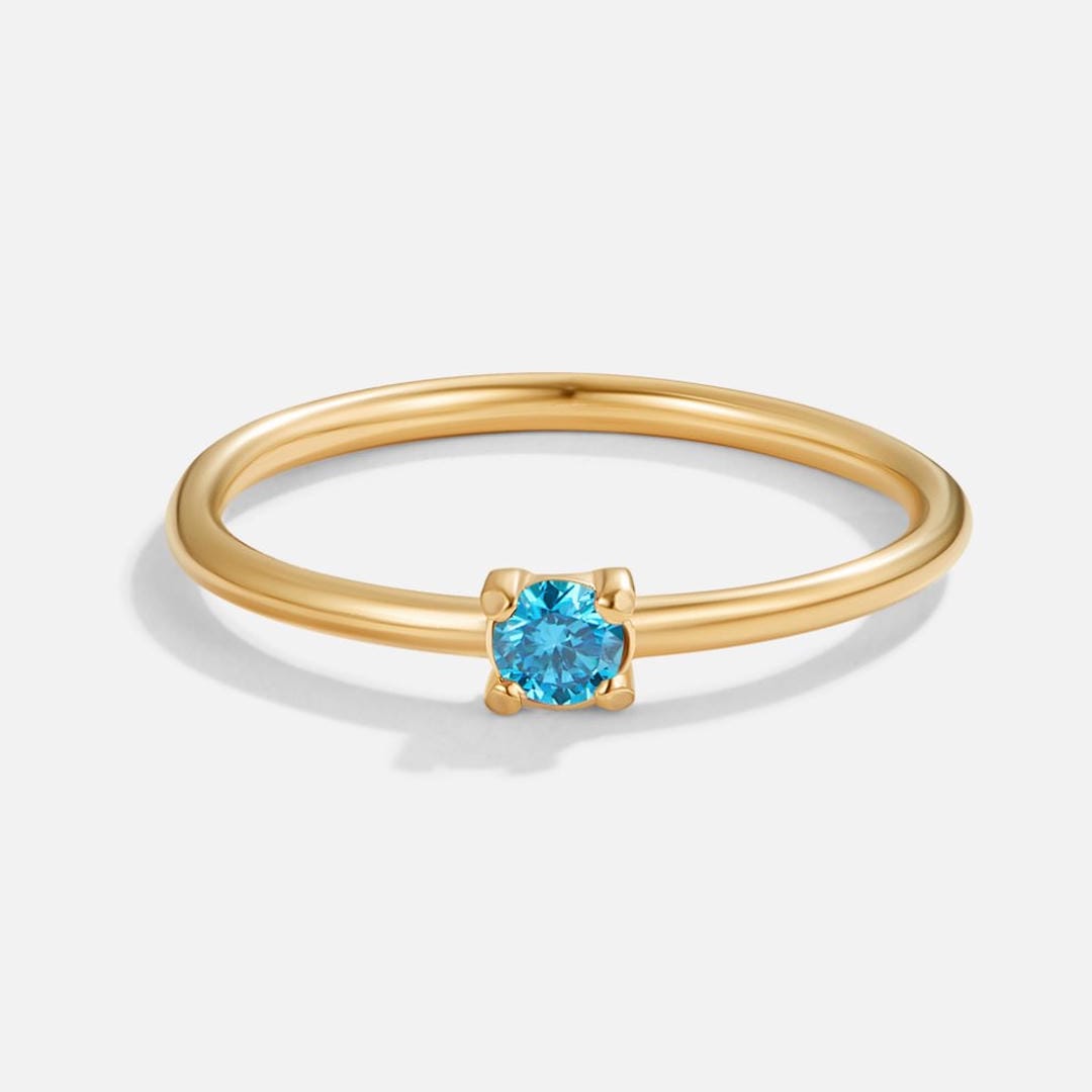 Especial Birthstone Anillos