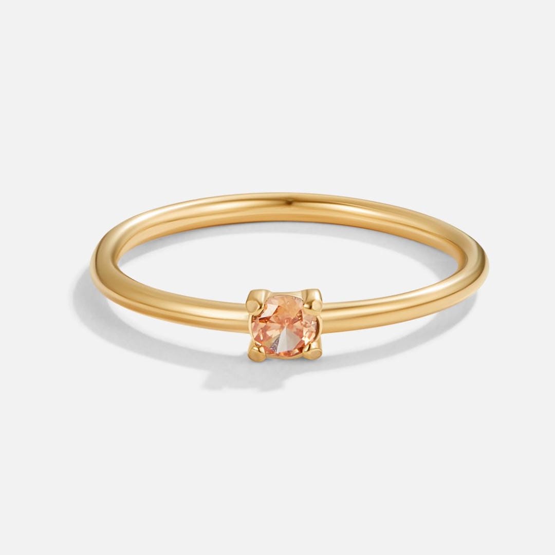 Especial Birthstone Anillos
