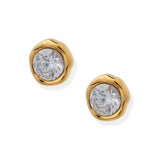 Pendientes Circonita Dorada