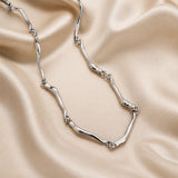 Dorado Blanco Wave Twist Collar