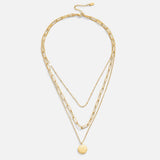 Janie Multicapa Coin Colgante Collar