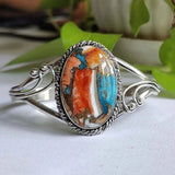 Vibrant Piedras de Color Inlay Pulsera