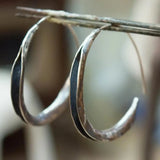Bold Circle Aro Pendientes