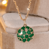 Celestial Bloom Esmeralda Collar
