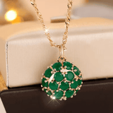Celestial Bloom Esmeralda Collar