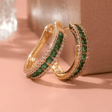 Pendientes Destello Esmeralda