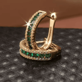 Pendientes Destello Esmeralda