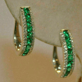 Pendientes Destello Esmeralda