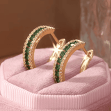 Pendientes Destello Esmeralda