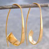 Vintage Spiral Pendientes