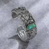 Vintage Turquesa Piedra Pulsera