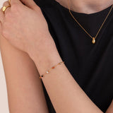 Serene Balance de Color Piedras de Color Pulsera