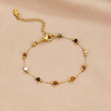 Serene Balance de Color Piedras de Color Pulsera