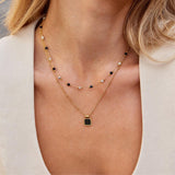 Midnight Piedra Luna Collar