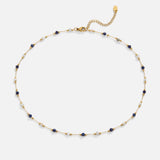 Midnight Piedra Luna Collar