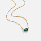 Green Esmeralda Golden Collar