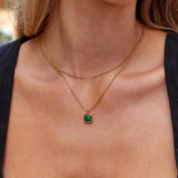 Elegante Multicapa Chic Dorado Collar