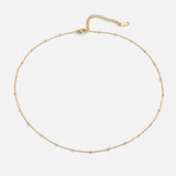 Elegante Multicapa Chic Dorado Collar