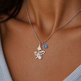 Personalized Botanical Colgante Collar