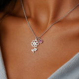 Personalized Botanical Colgante Collar