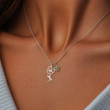 Personalized Botanical Colgante Collar