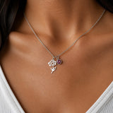Personalized Botanical Colgante Collar